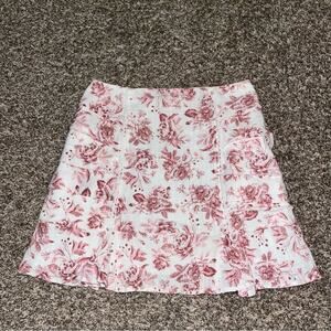 Minkpink floral mini skirt
